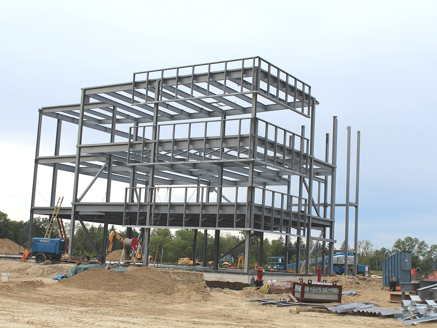 A building under construction
